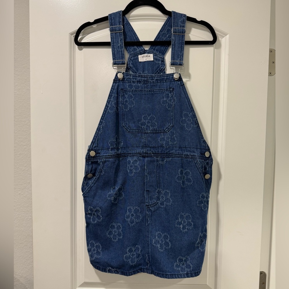 Storia Jean Dress with flowers